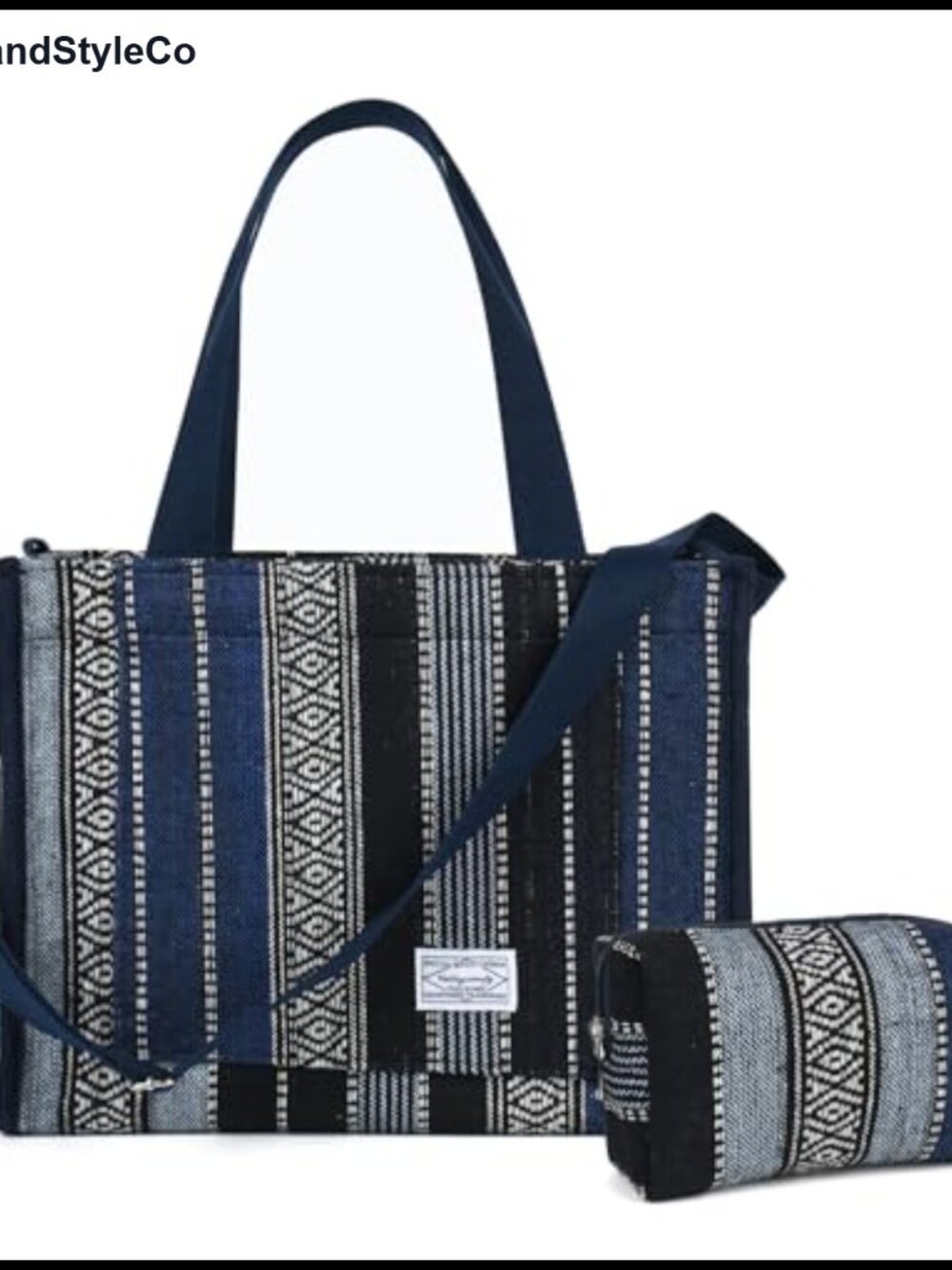 Corduroy Tote Bag Women Travel Crossbody Large Capacity Adjustable Strap